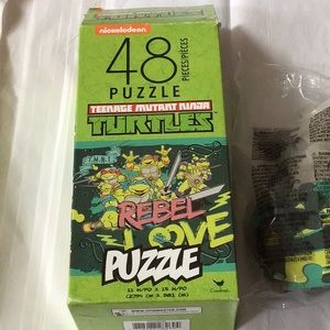 NEW Nickelodeon Teenage Mutant Ninja Turtles 48 piece puzzle 11"x15"